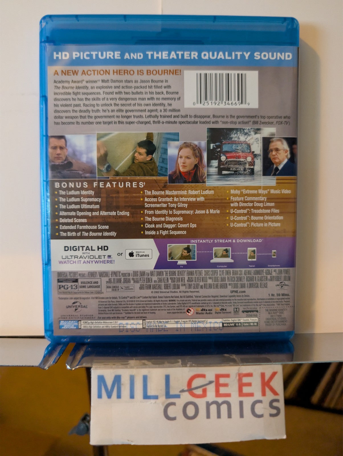 The Bourne Identity Collection, Set of 5 Movies (Blu-ray) Like and Brand New -JD