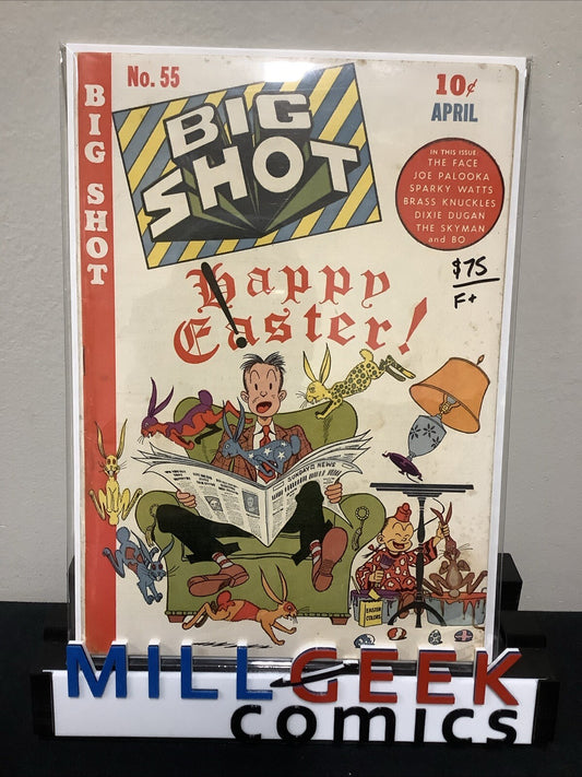 Big Shot #55 (Columbia Comics Group April 1945) F+ (6.5) Easter Issue