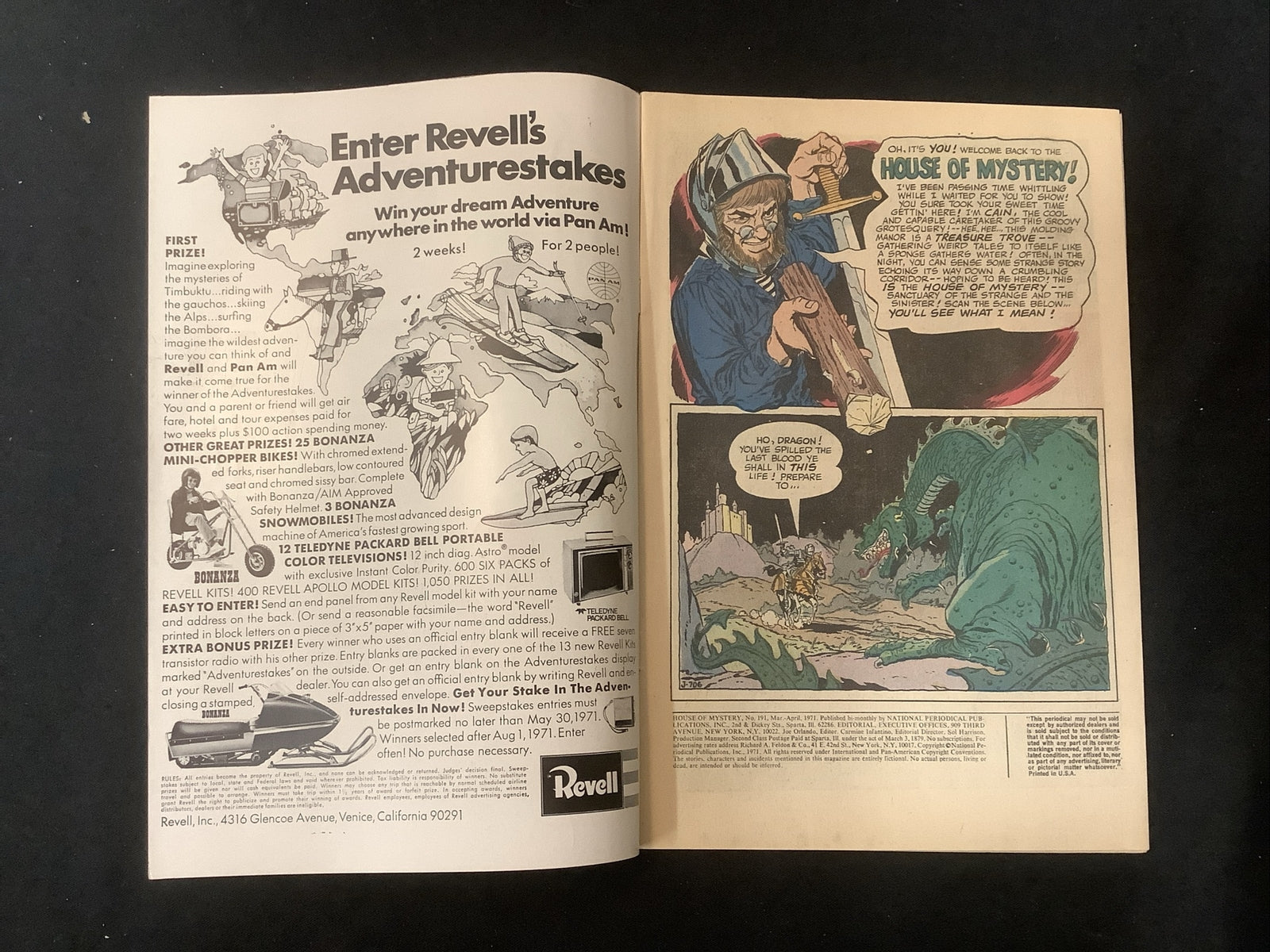 The House Of Mystery #191 (1971) F+ (6.5) Neil Adams/Berni Wrightson/Len Wein