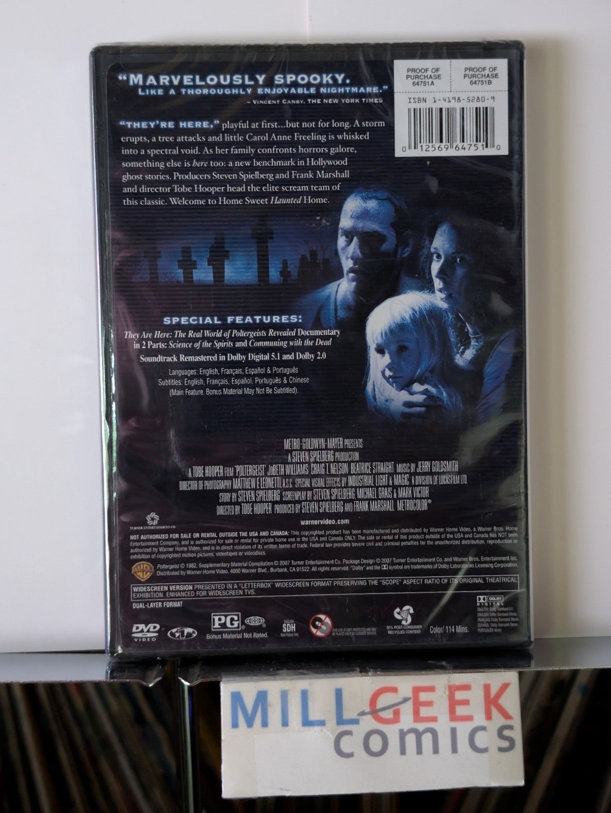 Poltergeist / Poltergeist 2 / Poltergeist 3, 3 Movie Collection (DVD) -JD