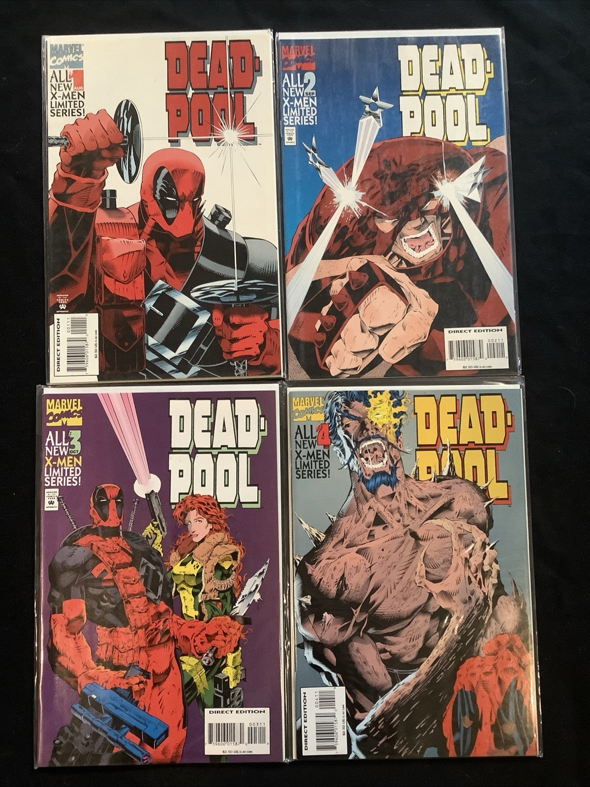 Deadpool #1-4 Complete Limited Series, Marvel, Ian Churchill, Mark Waid