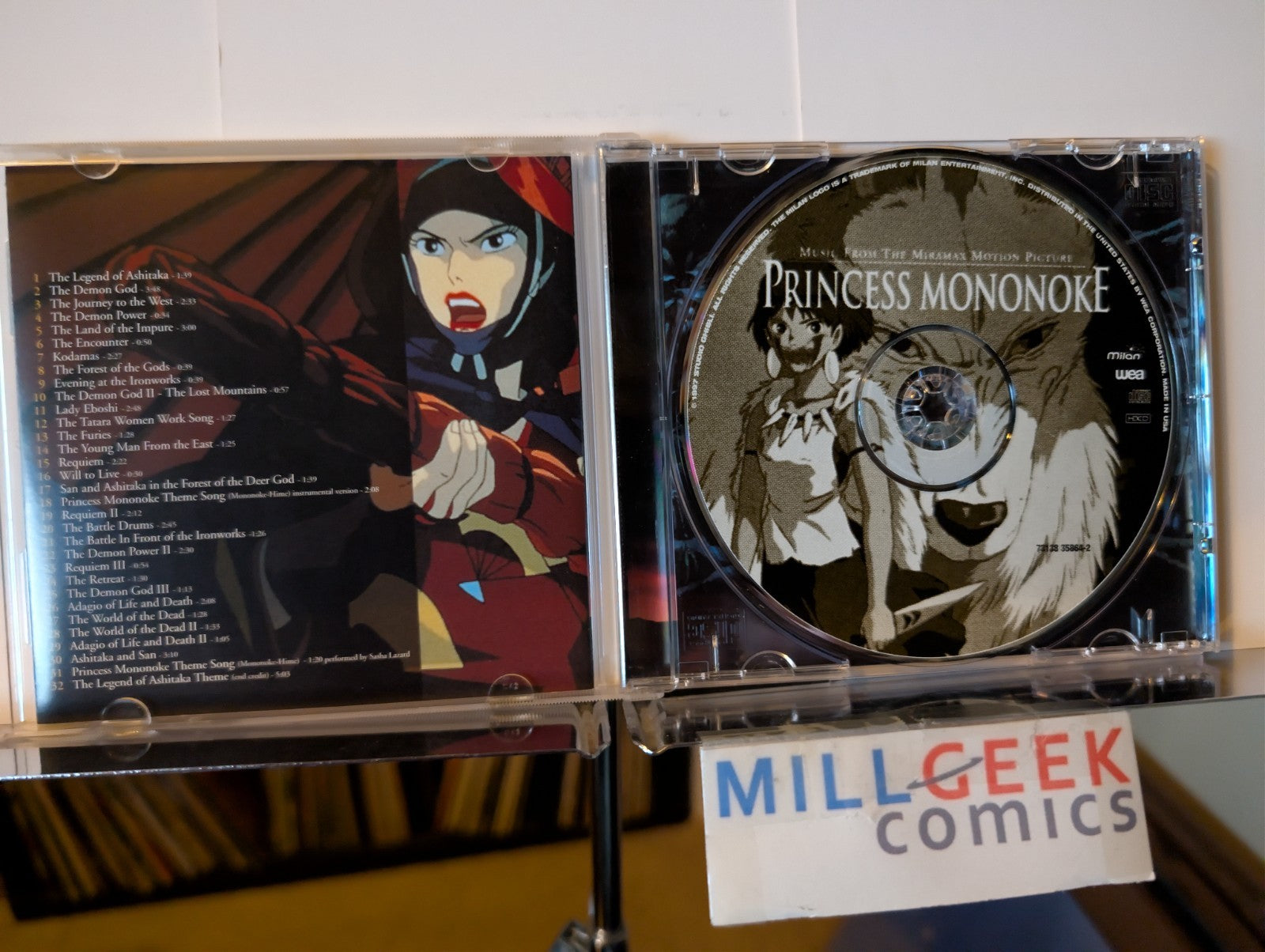 Soundtrack 4 CD Lot (Princess Mononoke, Brother's Keeper, Local Hero, more)-JD