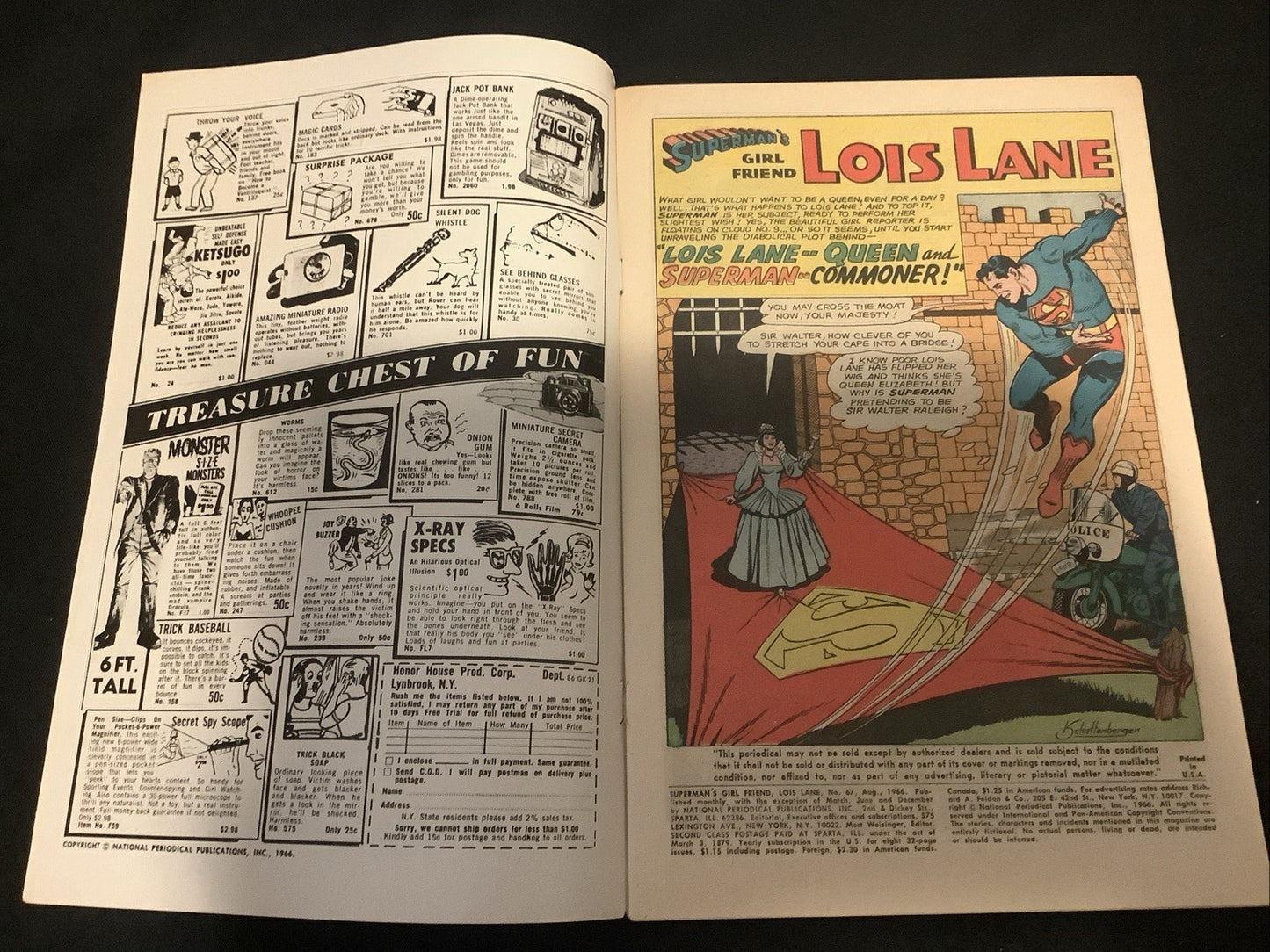 Superman's Girl Friend, Lois Lane #67, F- (5.5)