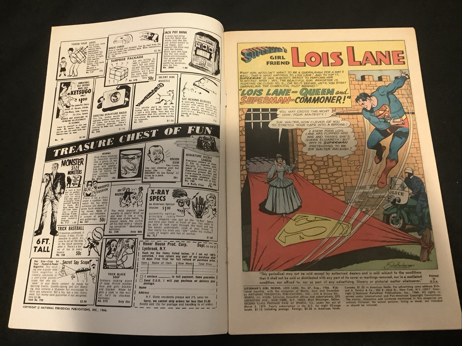 Superman's Girl Friend, Lois Lane #67, F- (5.5)