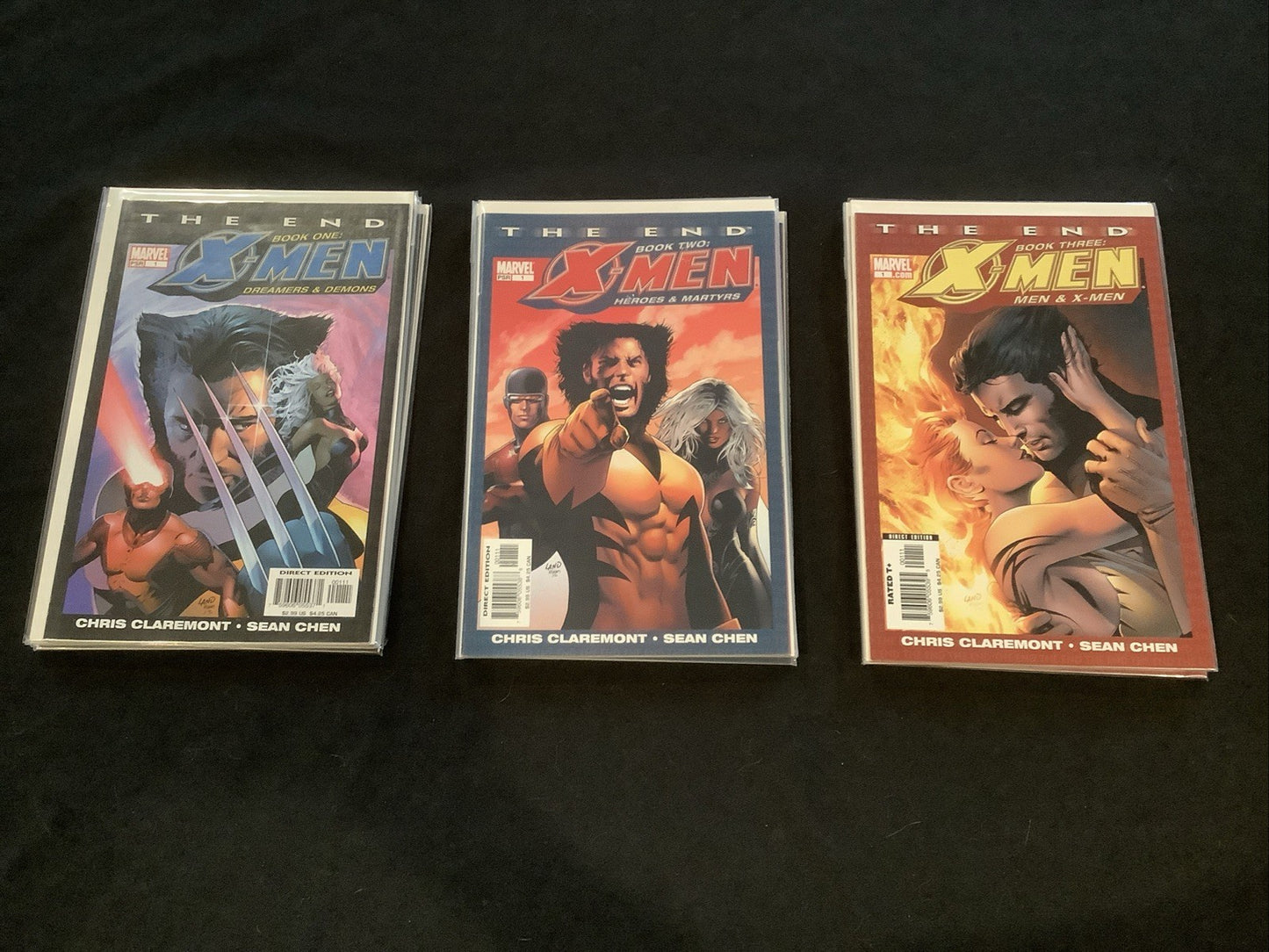 X-Men The End Comic Trilogy Complete, Marvel, Chris Claremont, 18 Comics Total