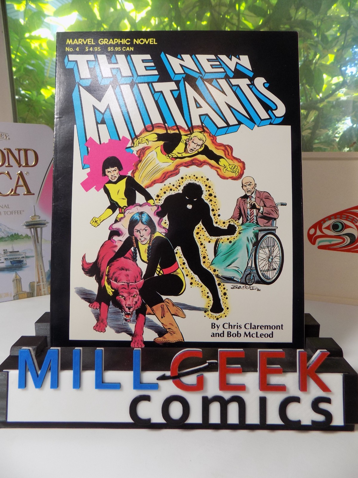 The New Mutants Marvel Graphic Novel #4 Near Mint- 4th Print 1982