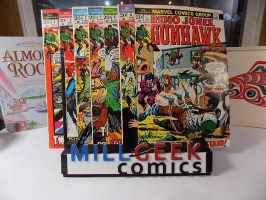 Gunhawks #1-7 Marvel Comics 1972-73