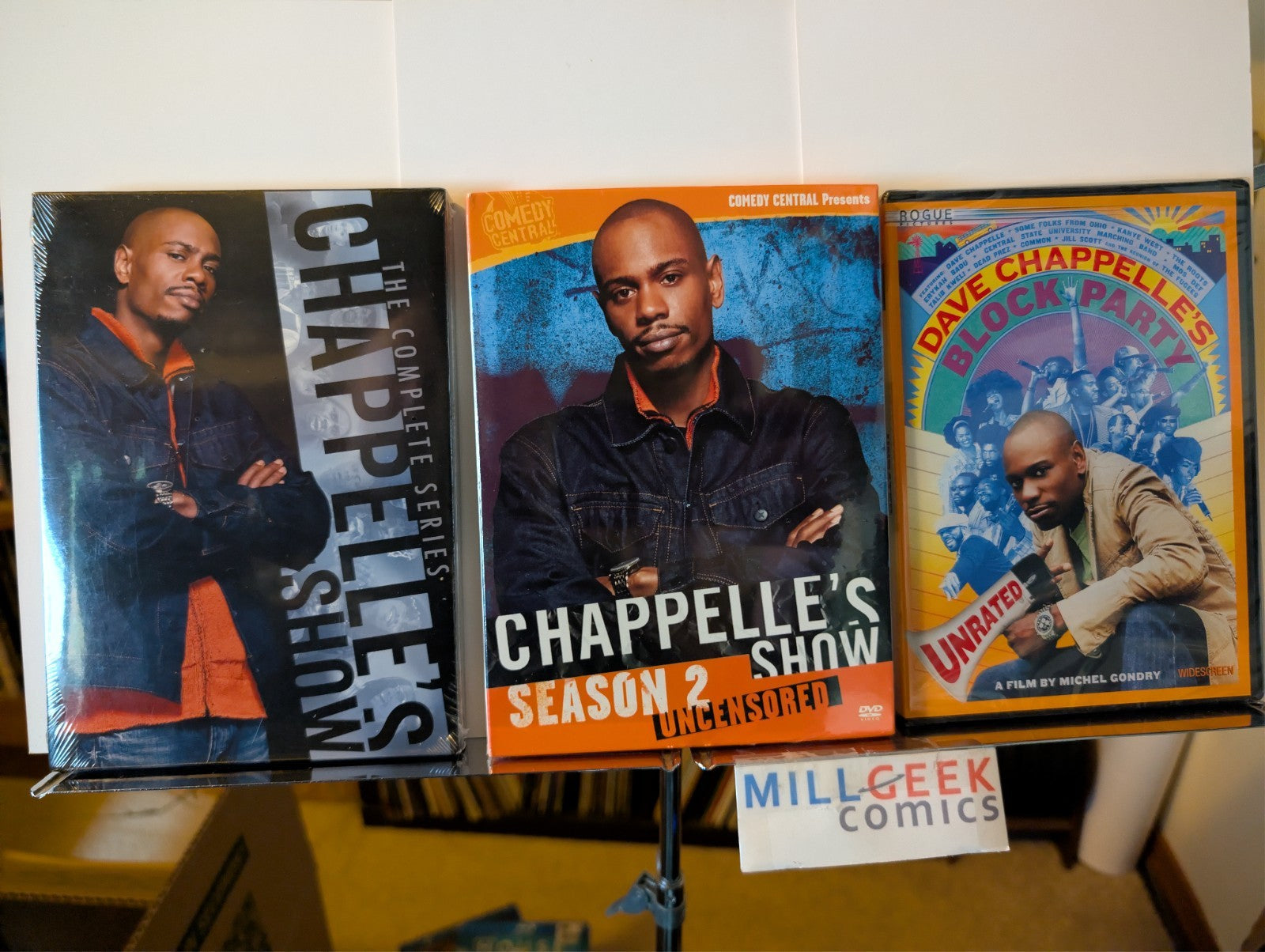 Chappelle's Show Season 1 & 2 / Dave Chappelle's Block Party (DVD) Brand New -JD
