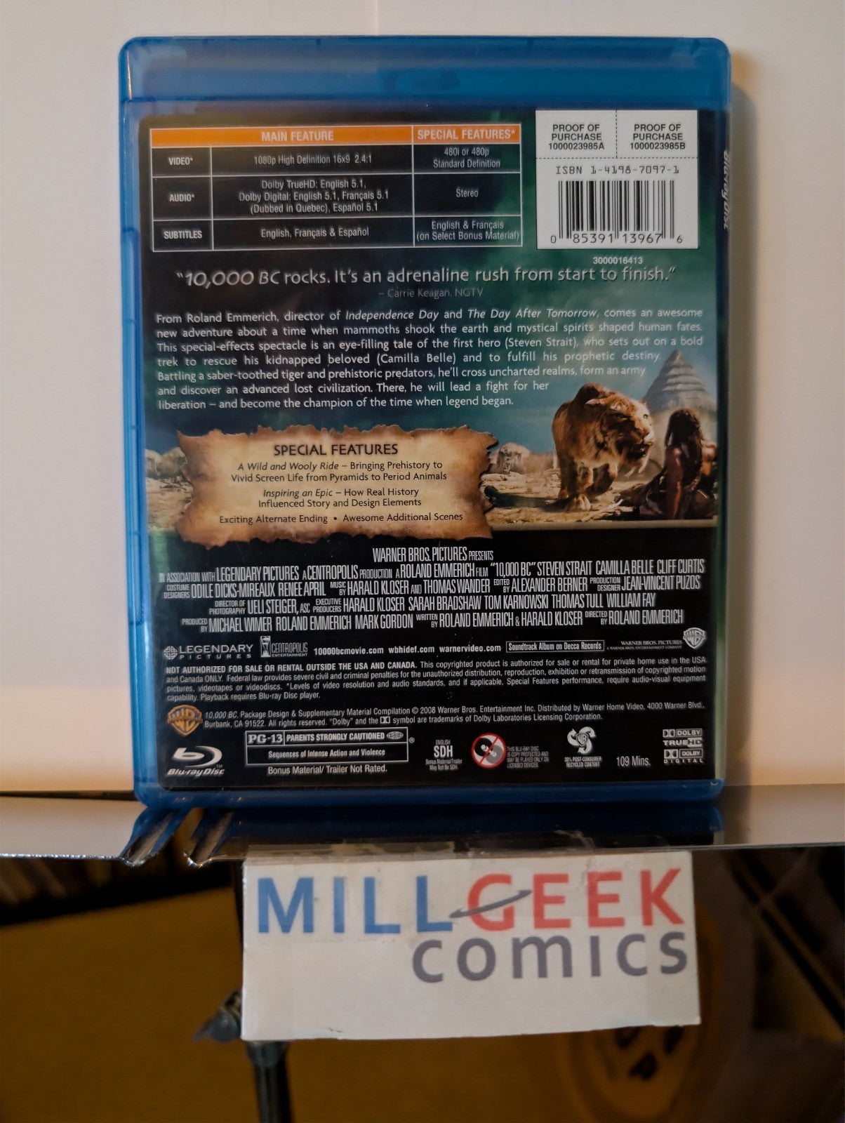 10,000 BC, A Roland Emmerich Film (Blu-Ray) -JD