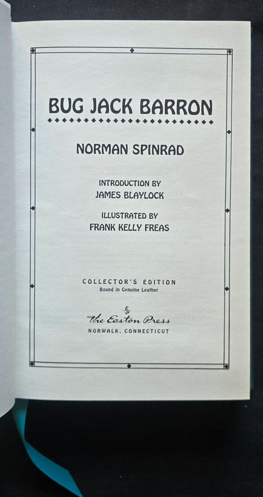 Bug Jack Barron By Norman Spinrad - Collector's Edition (Easton Press 1992) JD