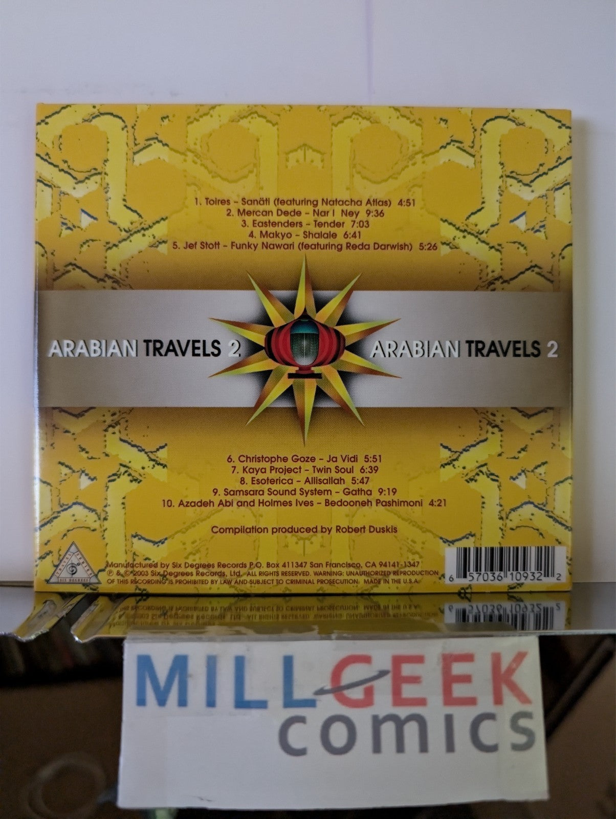 Arabian Travels 1 & 2, A Six Degrees Collection, 2 CD Lot -JD