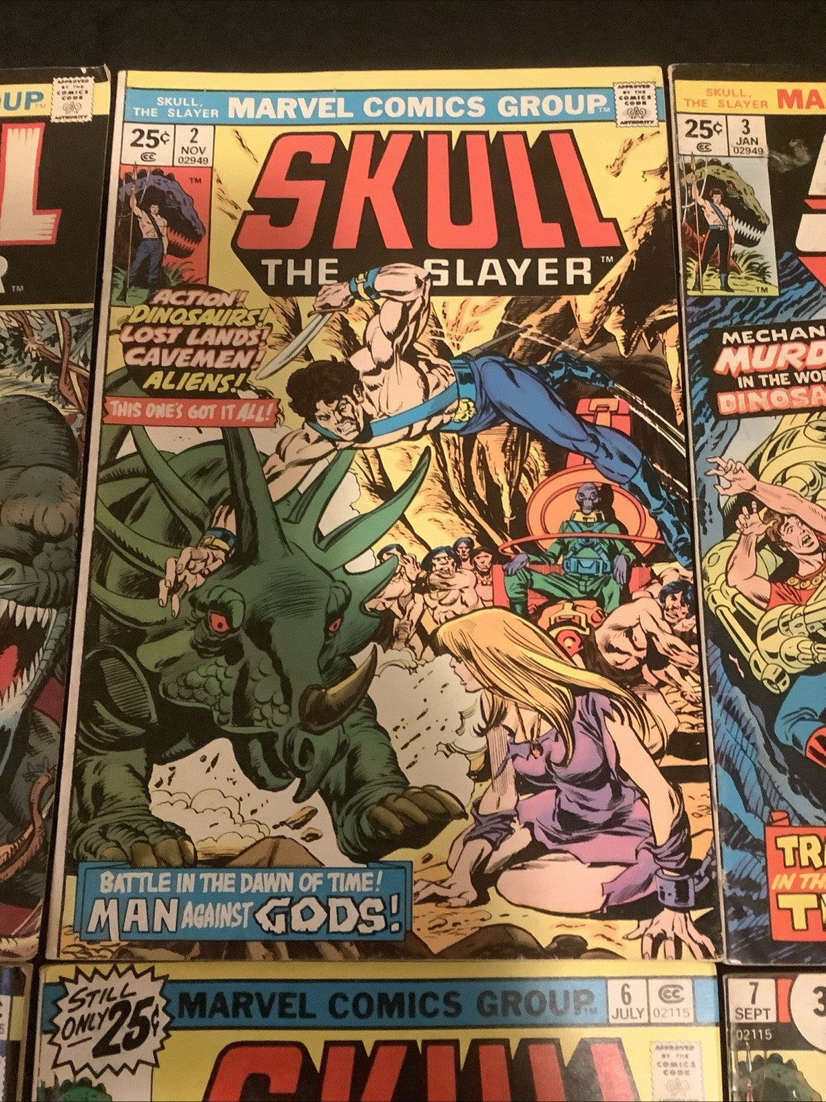 Skull the Slayer #1-8 Complete Comic Series, Marvel Comics, Gil Kane, 1st Skull