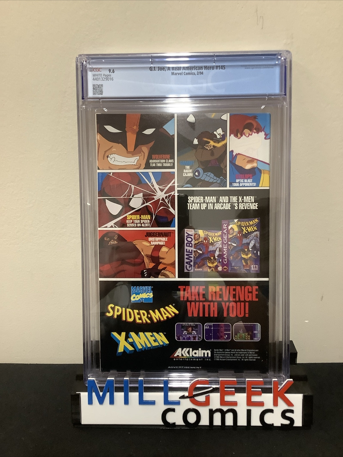 G.I. Joe, A Real American Hero #145, CGC Graded 9.6, White Pages, Larry Hama