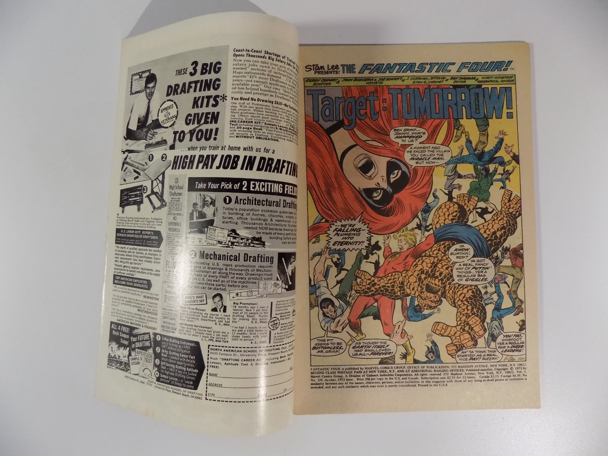 Fantastic Four #139 Marvel Comic October 1973 Very Fine+
