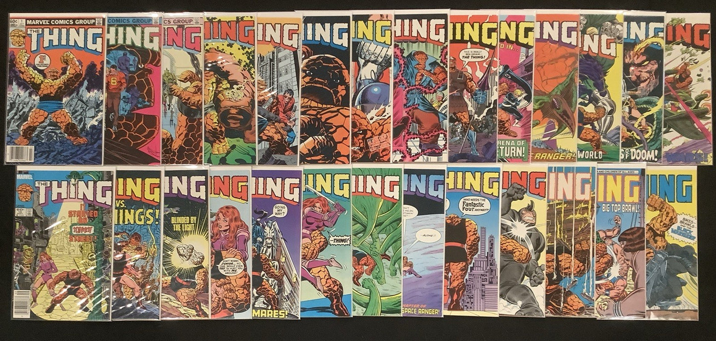The Thing #1 Comic Lot, Marvel Comics, John Byrne/Ron Wilson/Joe Sinnott, 1983