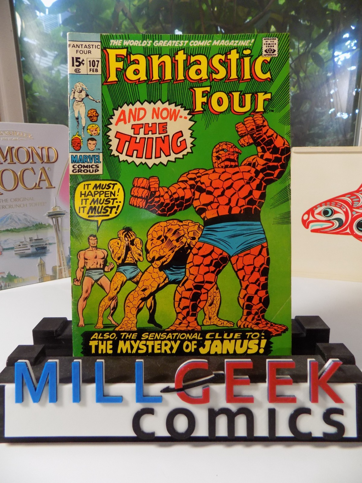 Fantastic Four #107 Marvel Comic February 1971 Fine