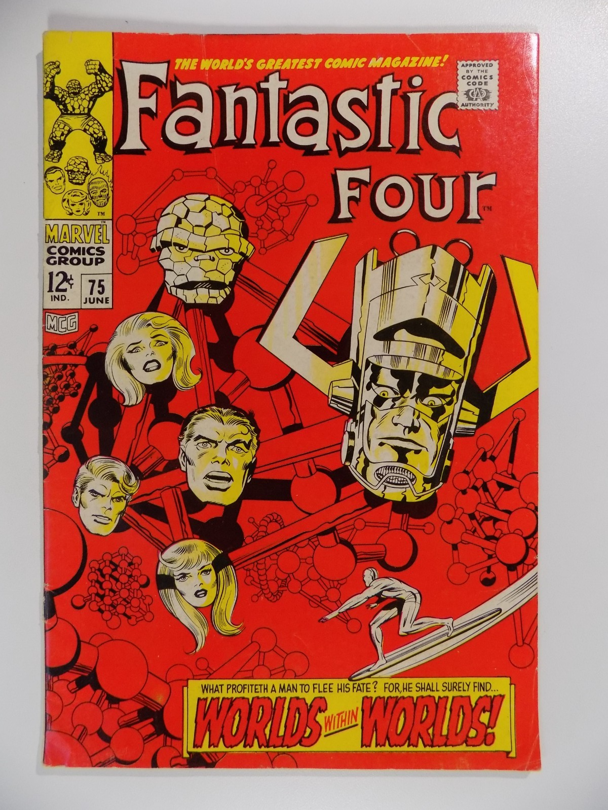 Fantastic Four #75 Marvel Comic June 1968 Fine