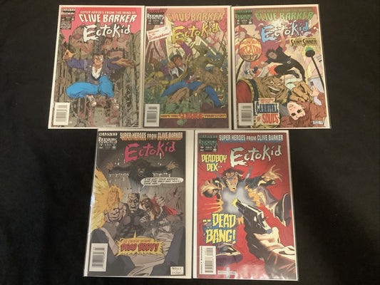 Ectokid #1-9 + Unleashed #1 Complete Comic Set, Marvel, Clive Barker, Newsstands