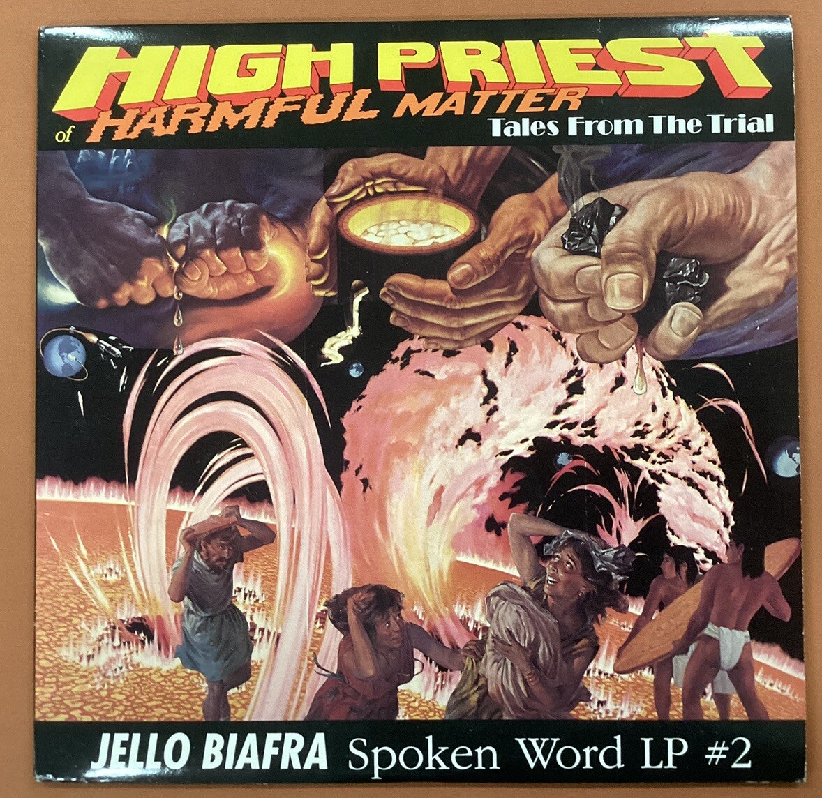 Jello Biafra, Spoken Word, LP + If Evolution Is Outlawed, CD (like New) -JD