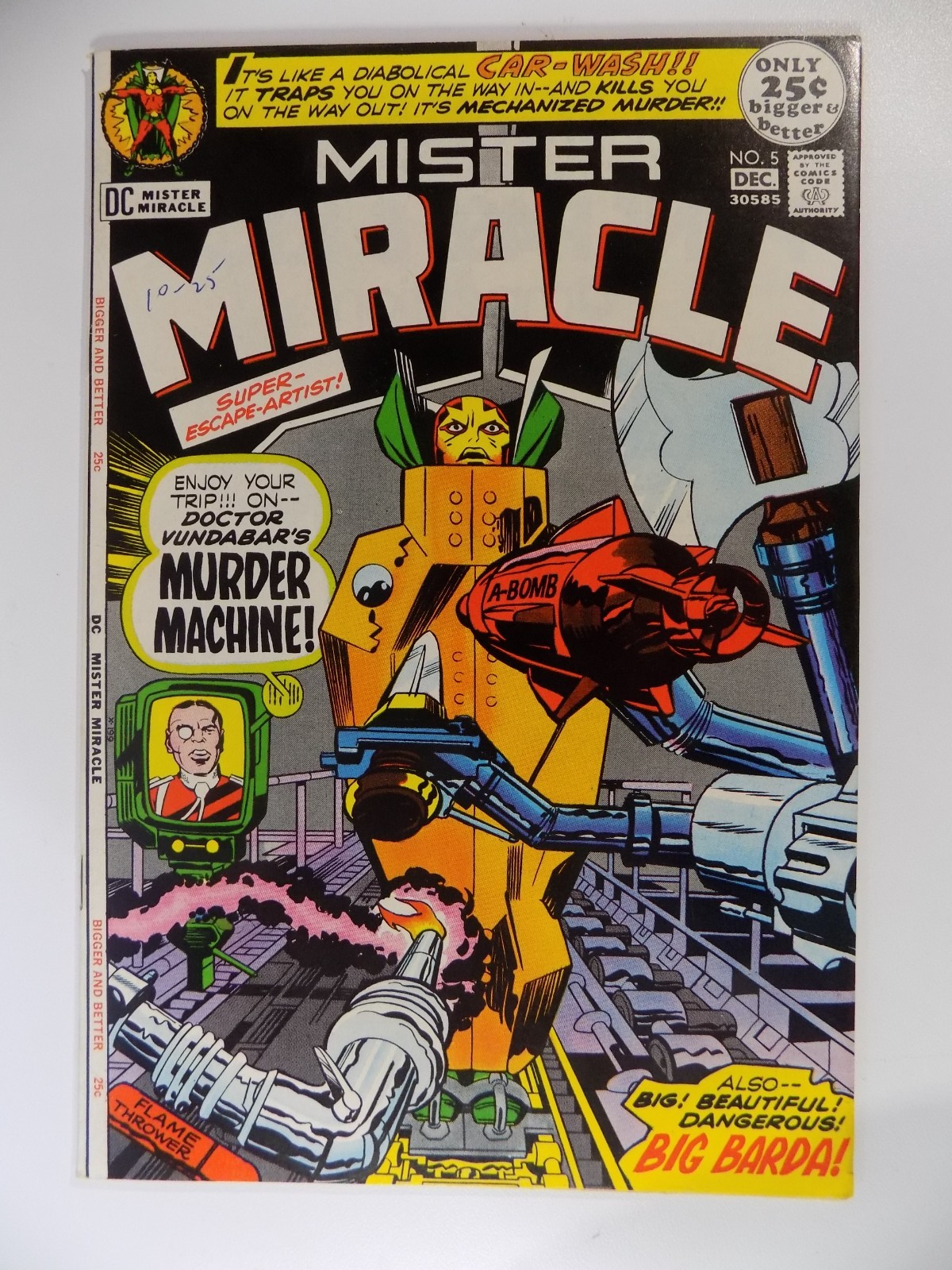 Mister Miracle #5 DC Comic December 1971 Very Fine