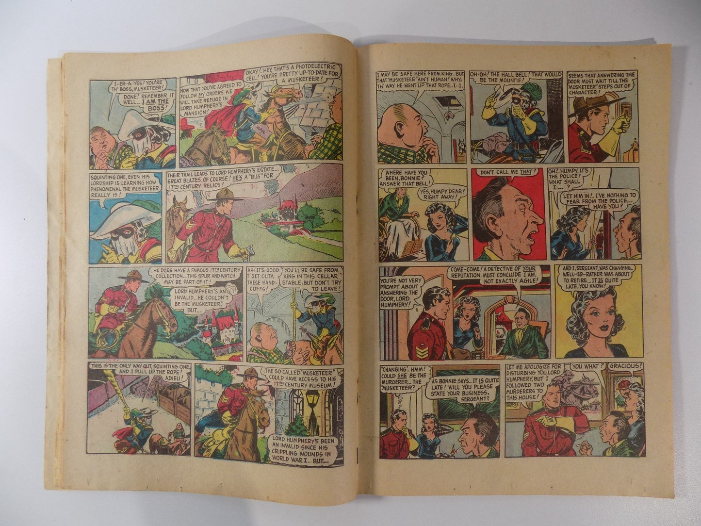 King of the Royal Mounties (Zane Grey's) Four Color #310 Dell Comic 1950 Fine