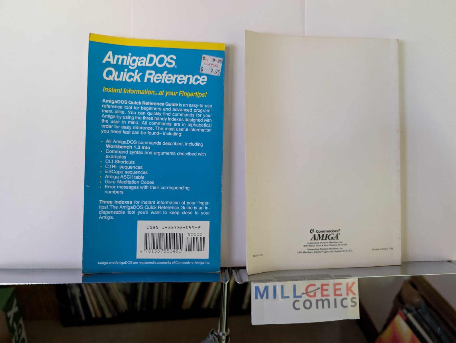 AmigaDOS Quick Reference / Amiga Enhancer Software for AmigaDOS Manual 1989 -JD