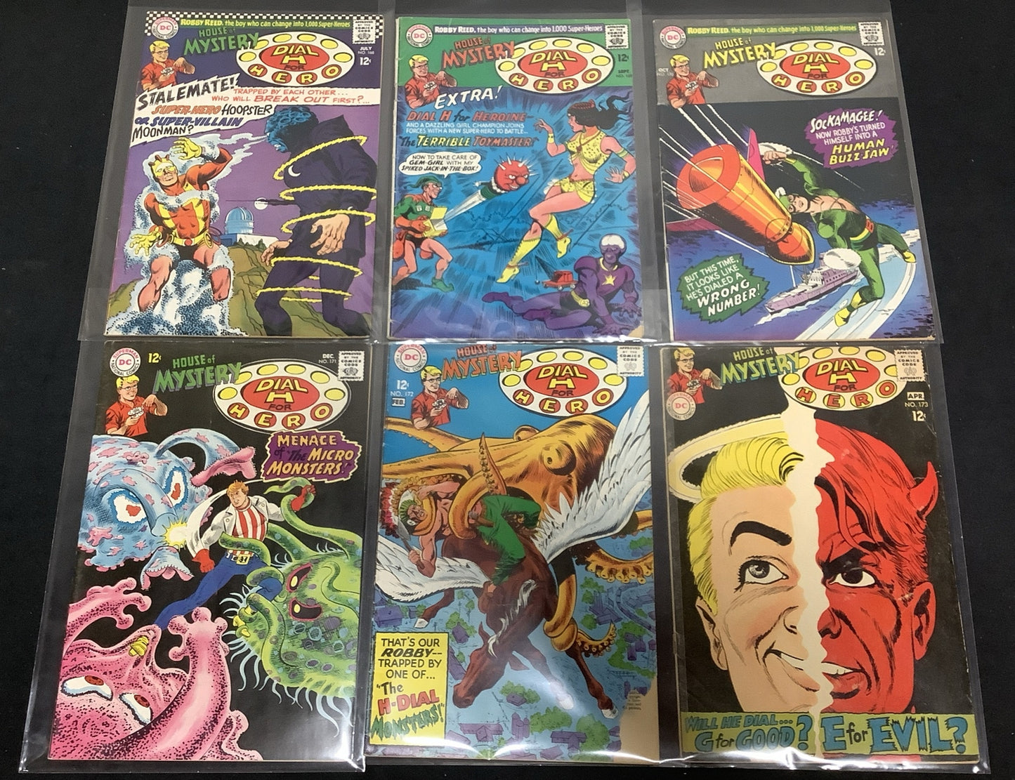 House Of Mystery #156-173 Comic Lot, DC Comics, 1st App Dial H, Plastic Man