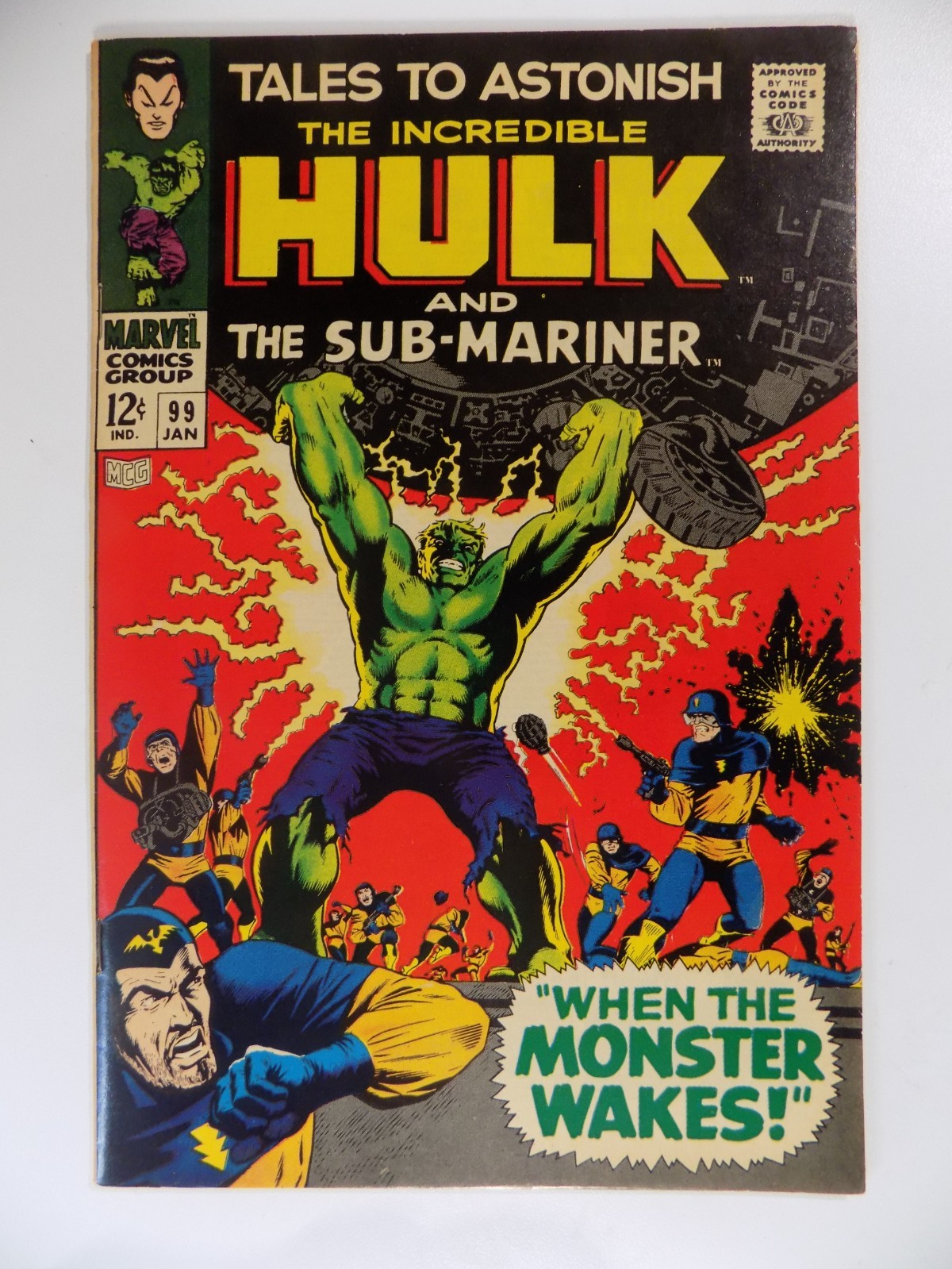 Tales to Astonish #99 Marvel Comic January 1968 Very Fine+