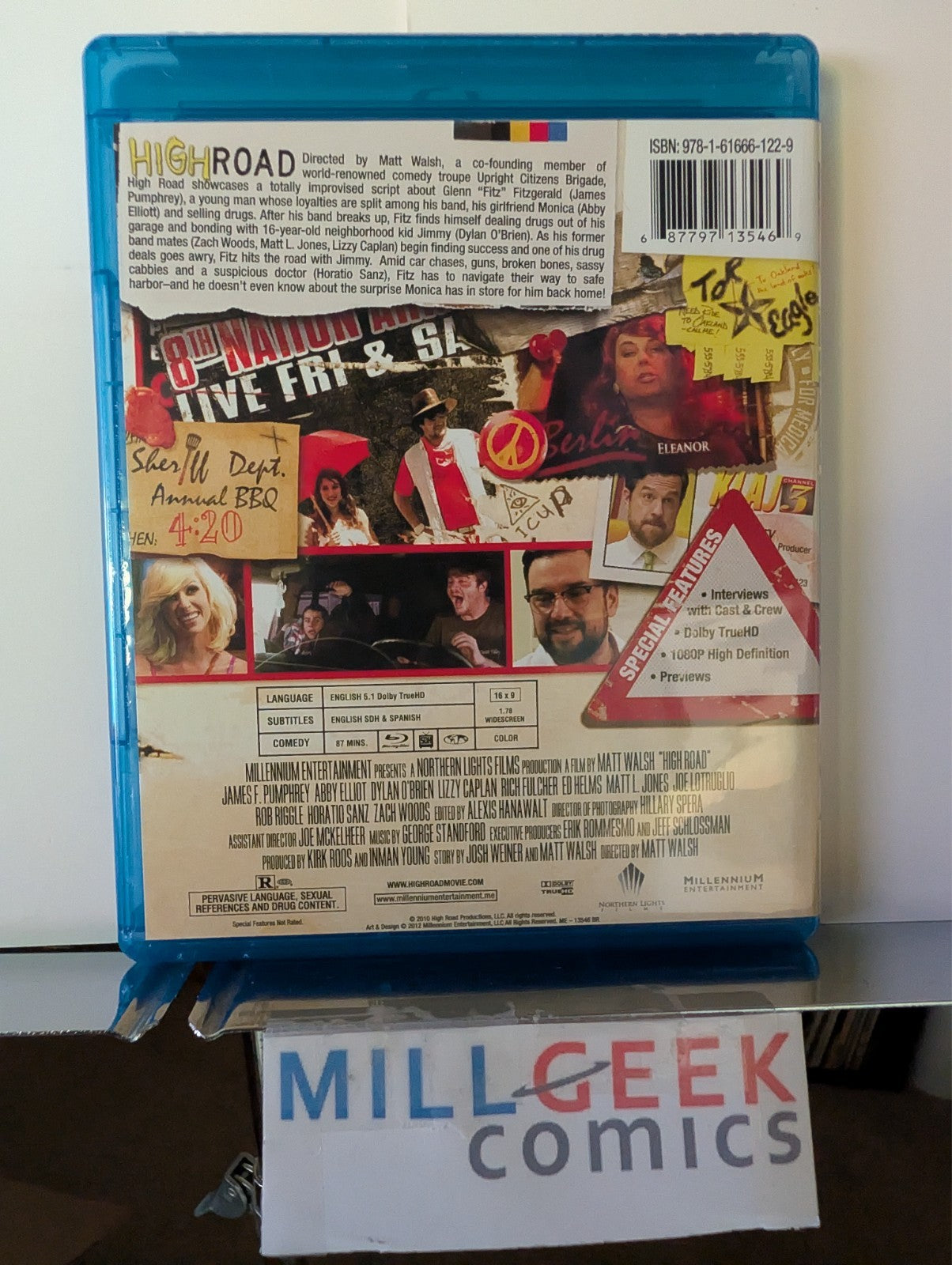 High Road / Everybody Wants Some!! / Pineapple Express, 3 Movie Set (Blu-ray)-JD