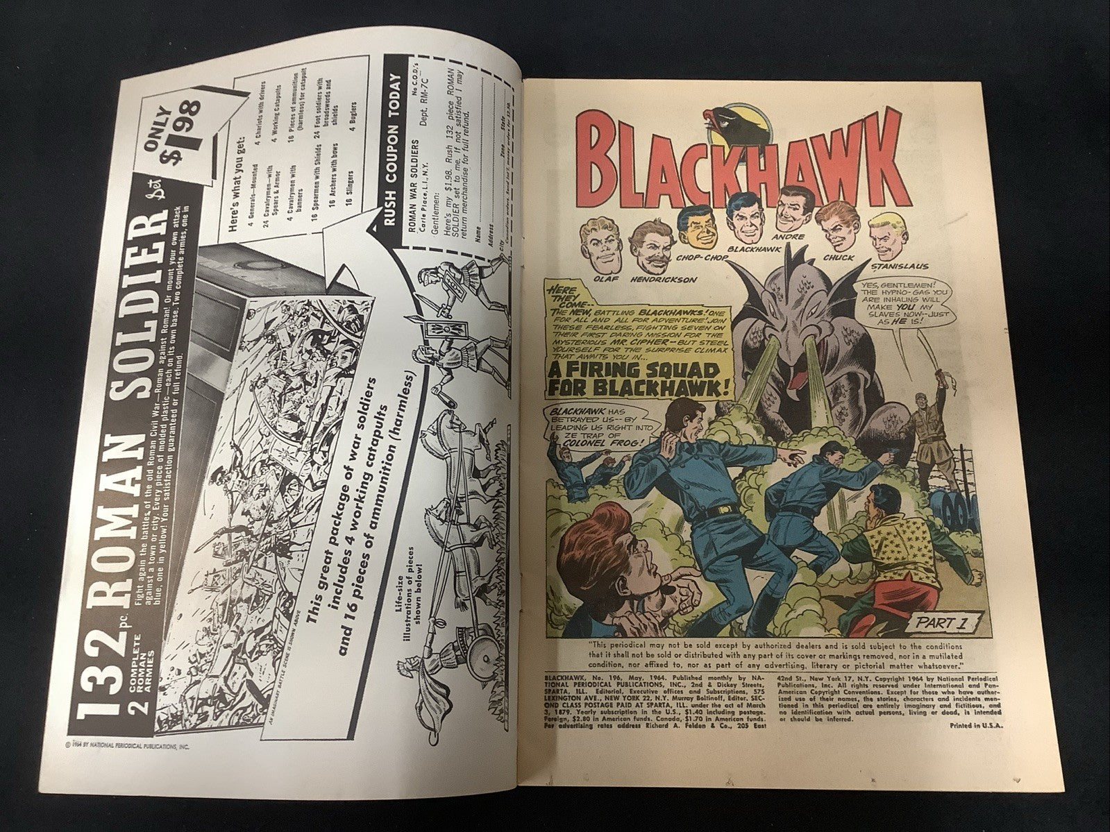 Blackhawk #196 (DC Comics May 1964) VF- (7.5) Dick Dillin/Henry Boltinoff