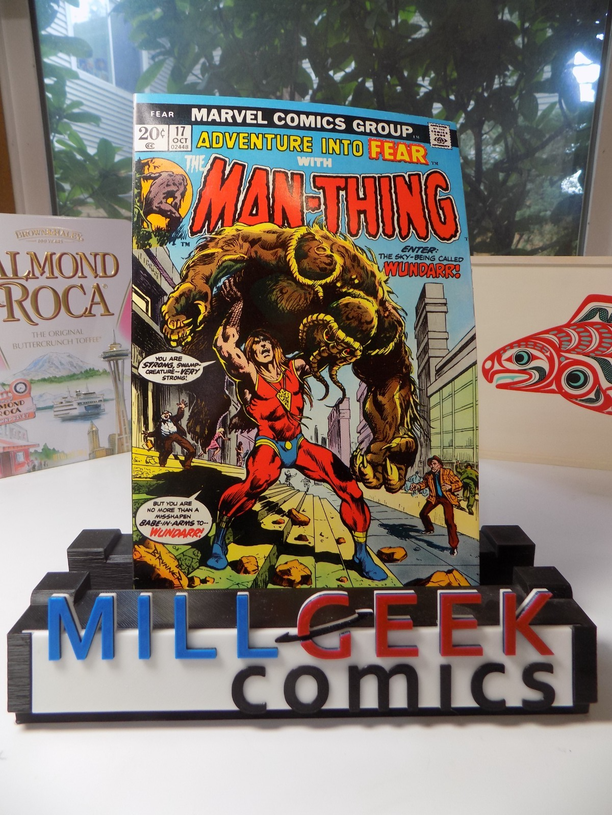 Adventure Into Fear #17 Man-Thing Marvel Comic October 1973 Very Fine/Near Mint