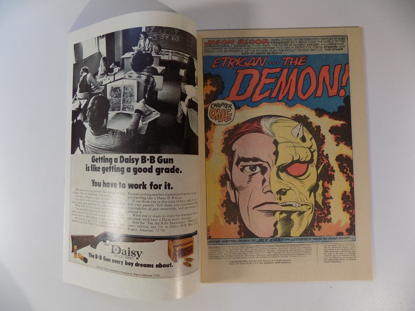 Demon #16 DC Comic January 1974 Very Fine-
