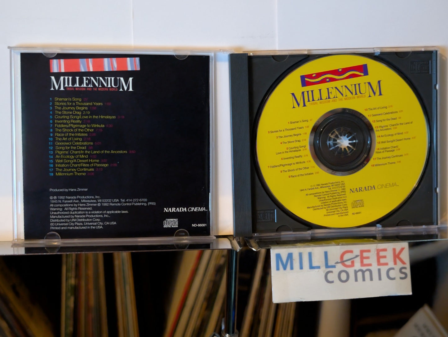 Millennium: Tribal Wisdom and the Modern World, Hans Zimmer (CD) -JD