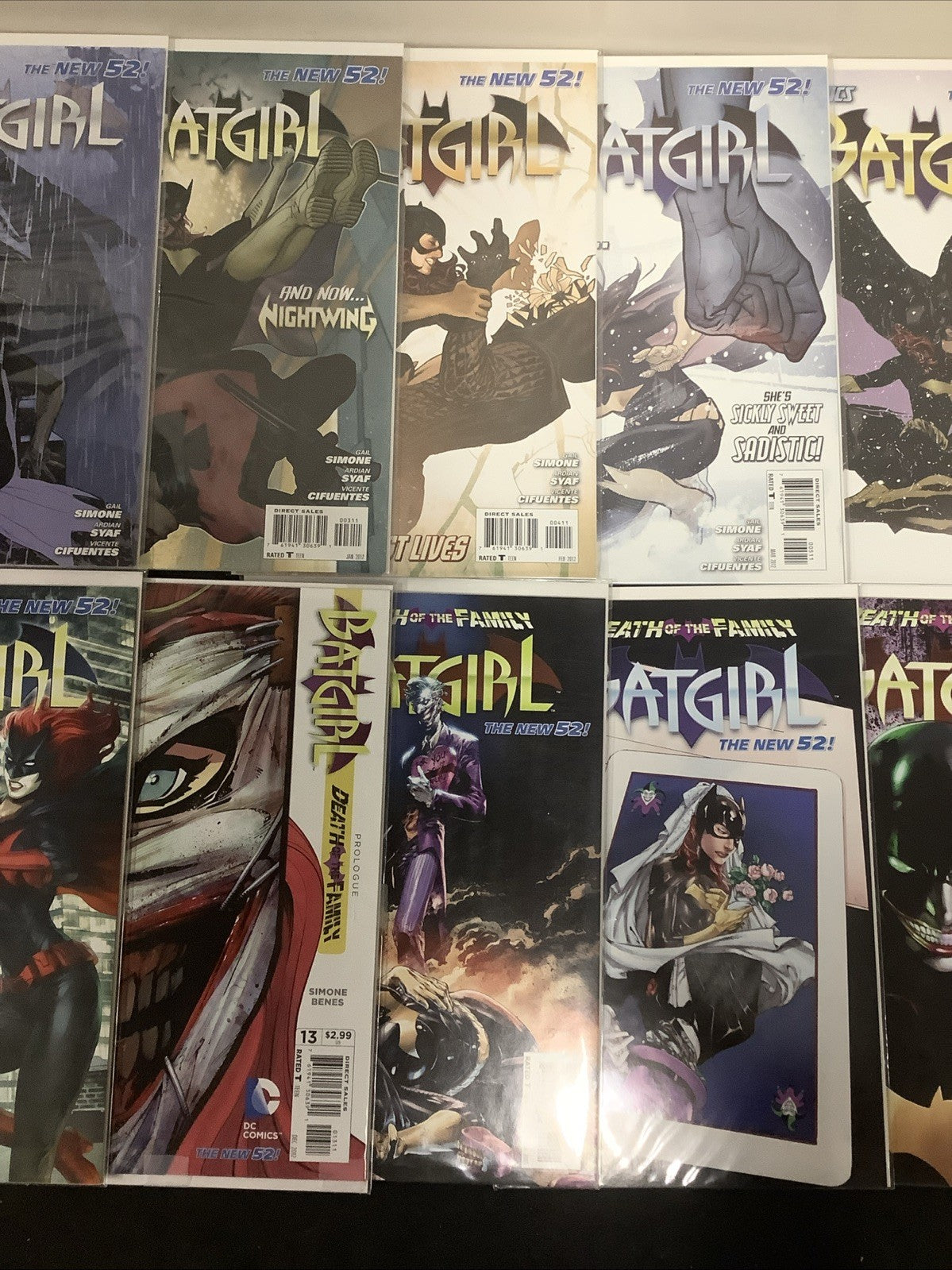 Batgirl #1-20 Comic Lot, DC Comics, Gail Simone, Die-Cut Death Of The Family