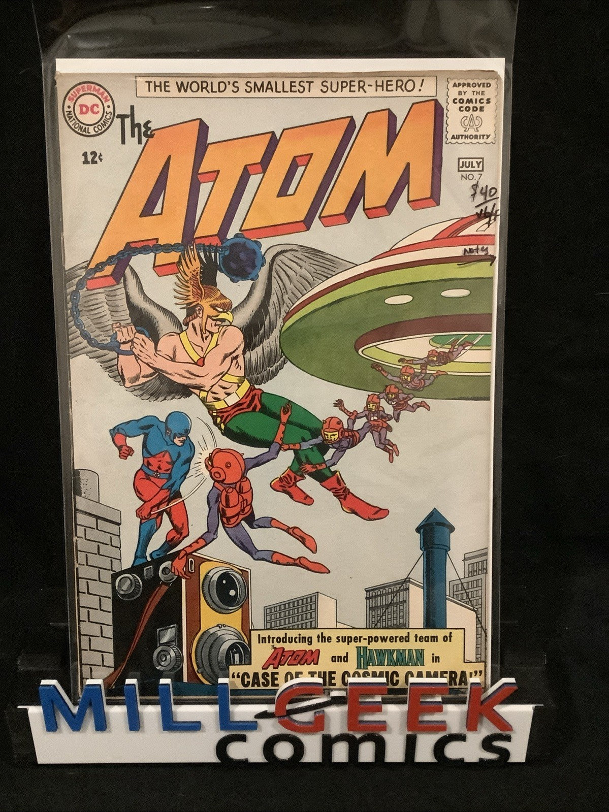 The Atom #7 (DC Comics) VG/F (5.0) Cover + 6 Outer Wraps Detached Lower Staple