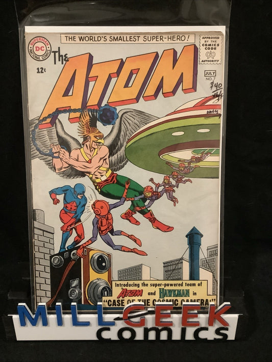 The Atom #7 (DC Comics) VG/F (5.0) Cover + 6 Outer Wraps Detached Lower Staple