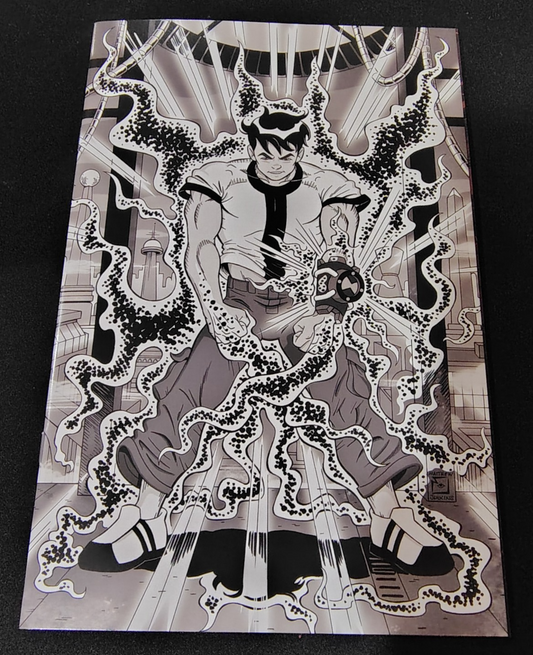BEN 10 #1 Matthew Jenkins SDCC B&W Absolute Batman Homage Exclusive! 200 made!