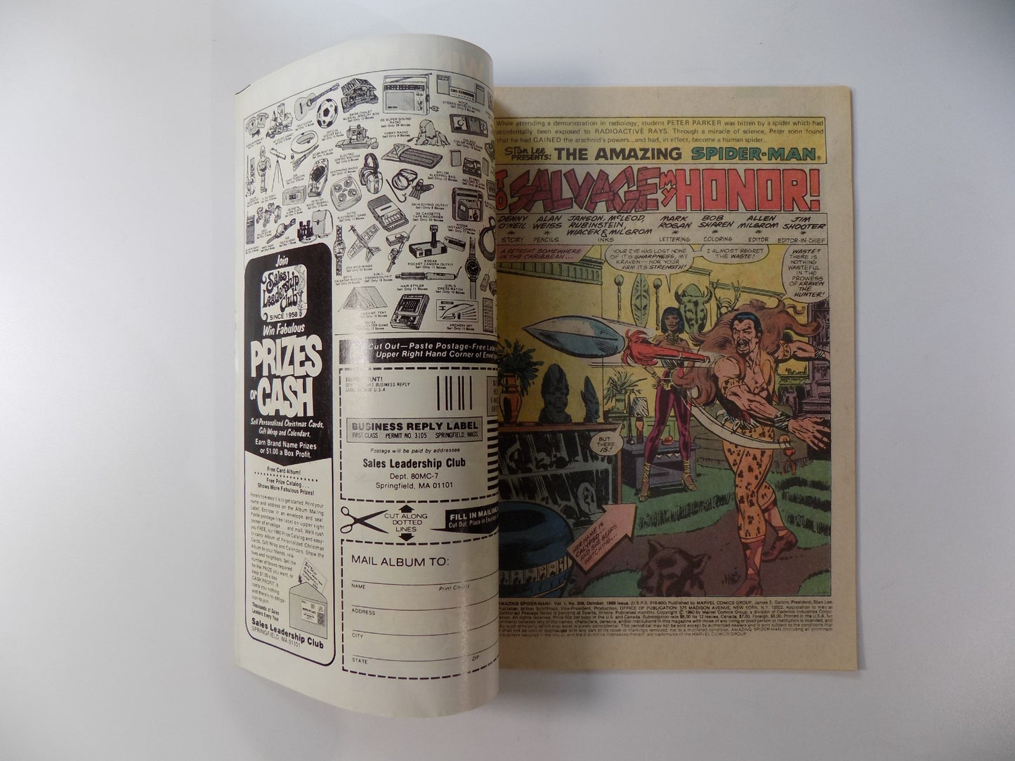 Amazing Spider-Man #209 Marvel Comic October 1980 Very Fine+