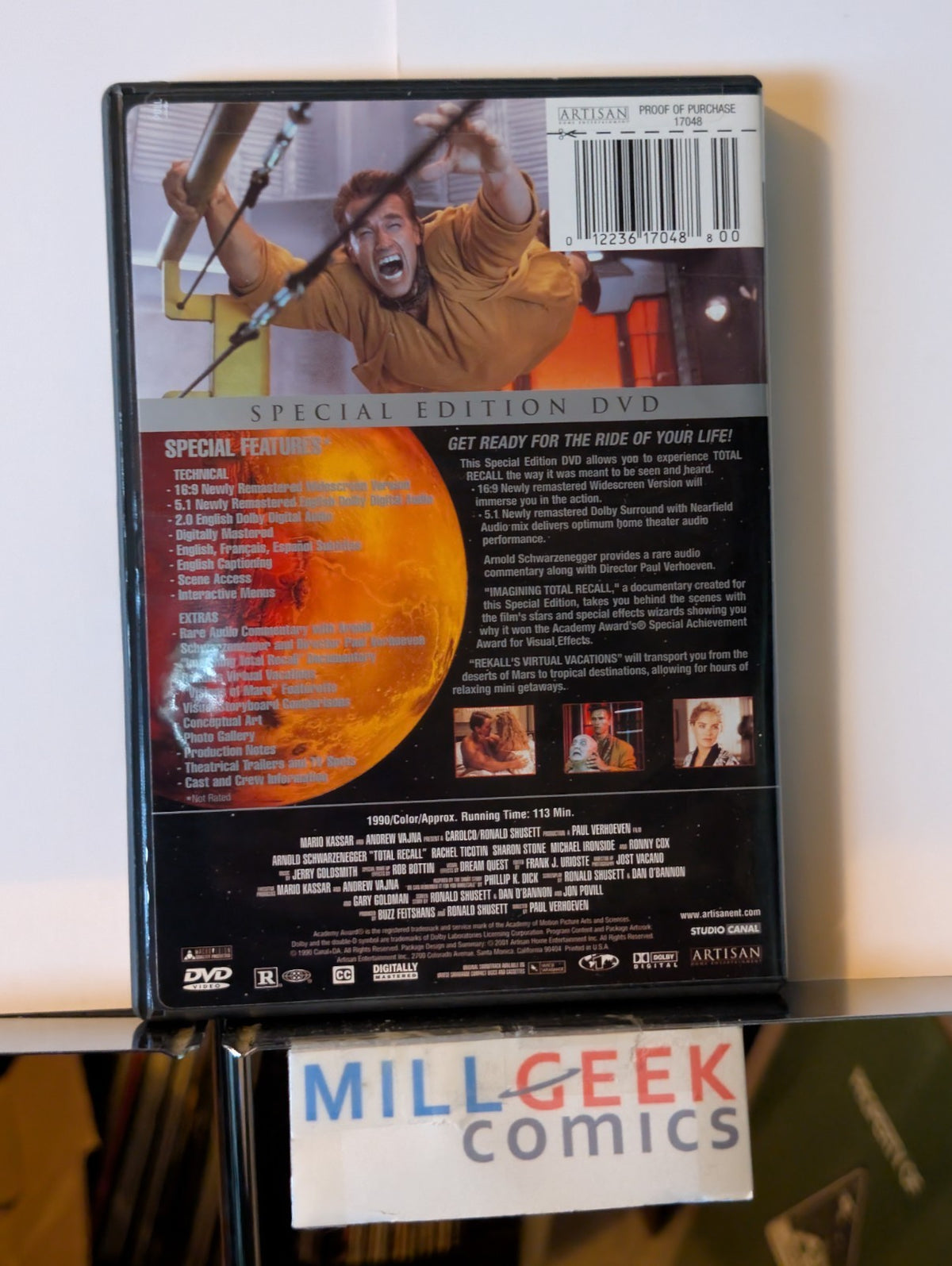Total Recall - Arnold Schwarzenegger, Special Edition (DVD) -JD