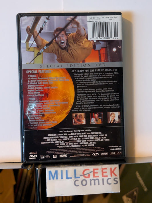 Total Recall - Arnold Schwarzenegger, Special Edition (DVD) -JD
