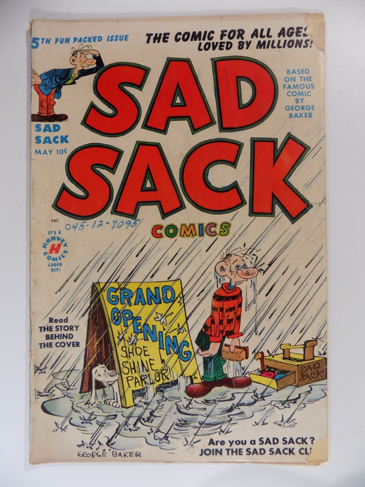 Sad Sack #5 Harvey Comic May 1950 Fine-