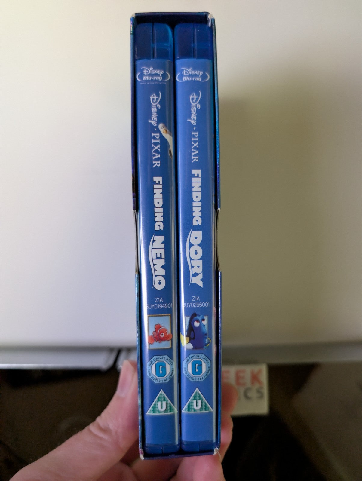 Finding Dory / Finding Nemo, 2 Movie Collection (Blu-Ray REGION FREE) -JD