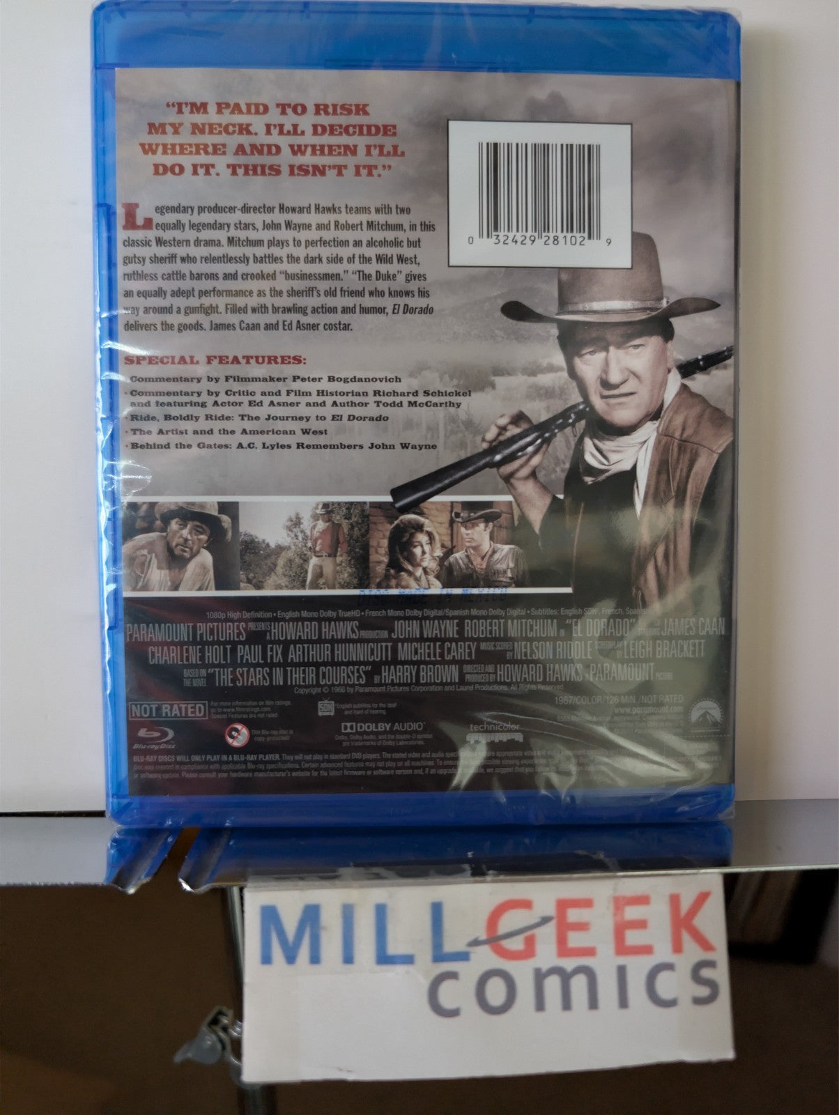 El Dorado / The Comancheros, 2 John Wayne Movie Set (Blu-Ray) -JD