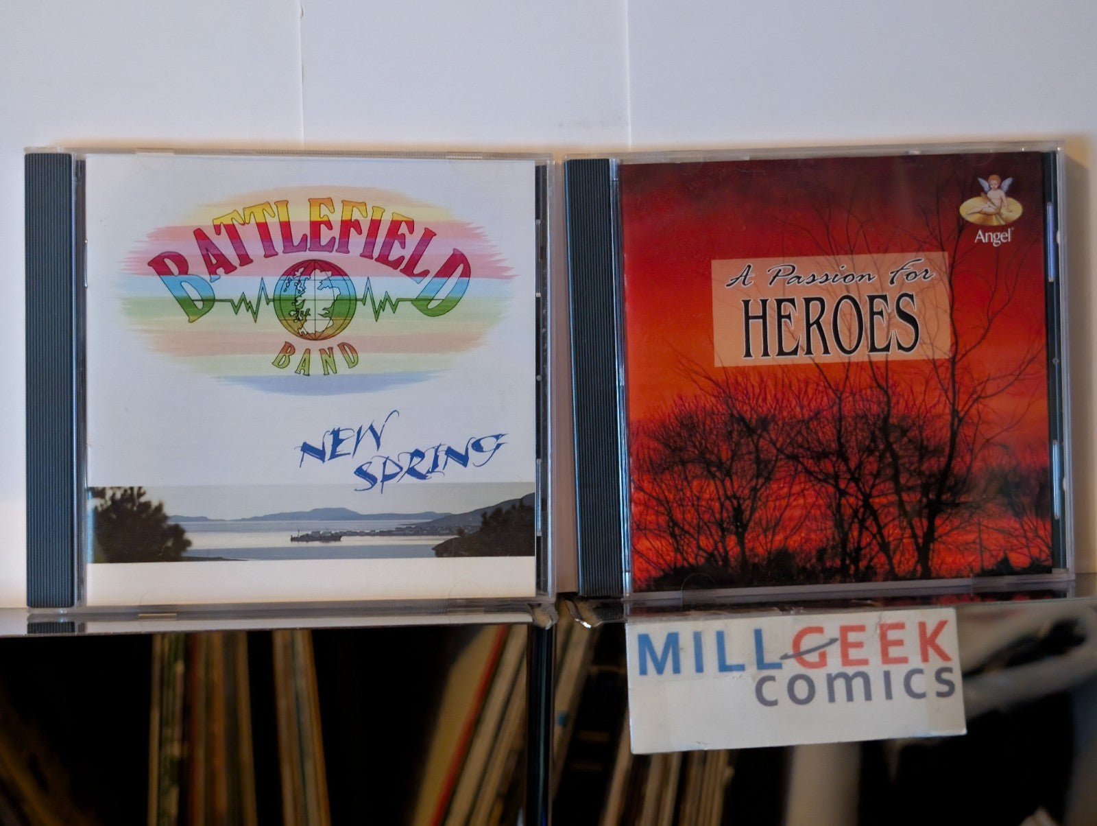 Battlefield Band - New Springs / A Passion for Heroes, 2 CD lot -JD