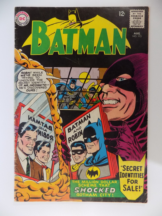 Batman #173 DC Comics Very Good/Fine August 1965
