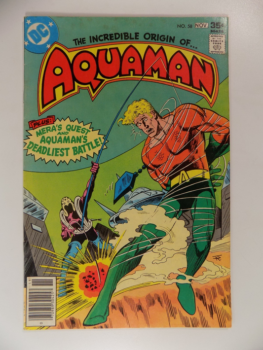 Aquaman #58-62 DC Comics 1977 High Grade Run