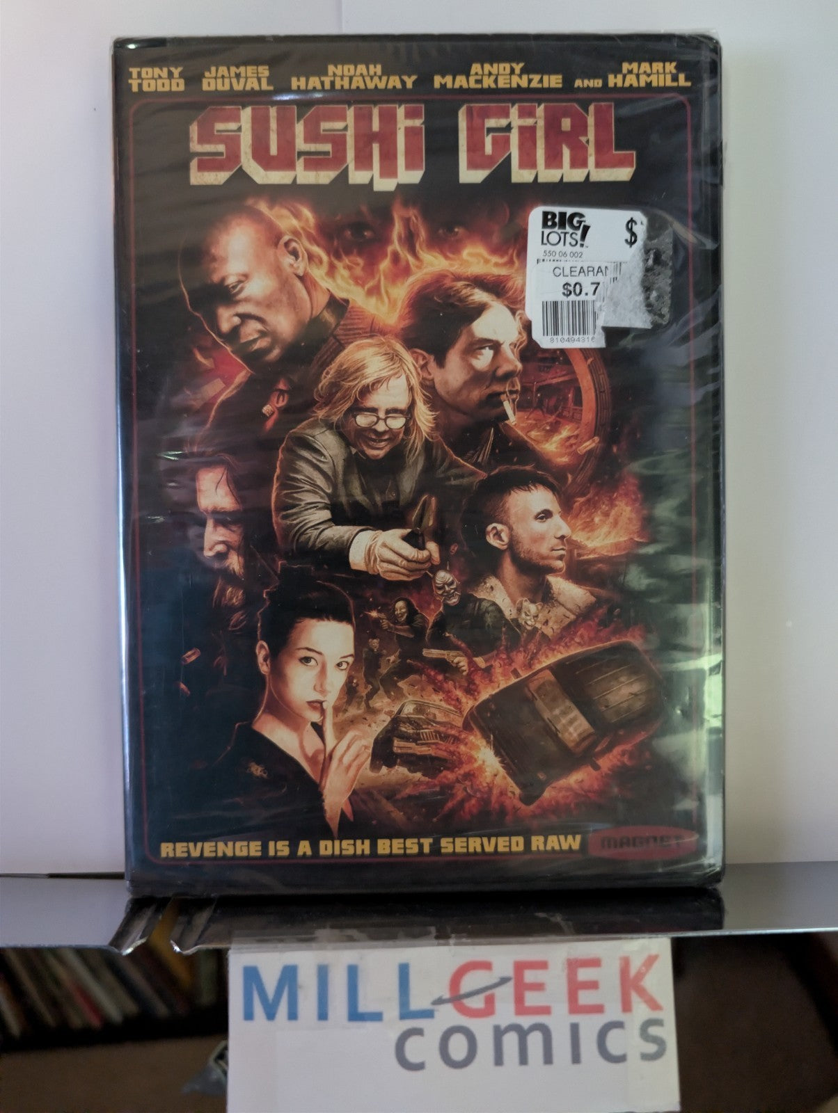 Sushi Girl - Mark Hamill, Tony Todd & James Duval (DVD, 2012) -JD