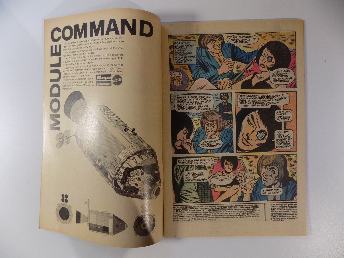 Adventure Comics #402 Supergirl DC Comic February 1971 Fine/Very Fine