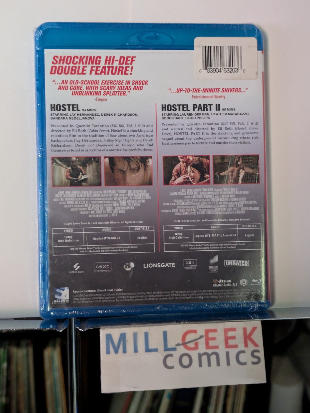 Hostel / Hostel Part II, Double Feature (Blu-ray) -JD