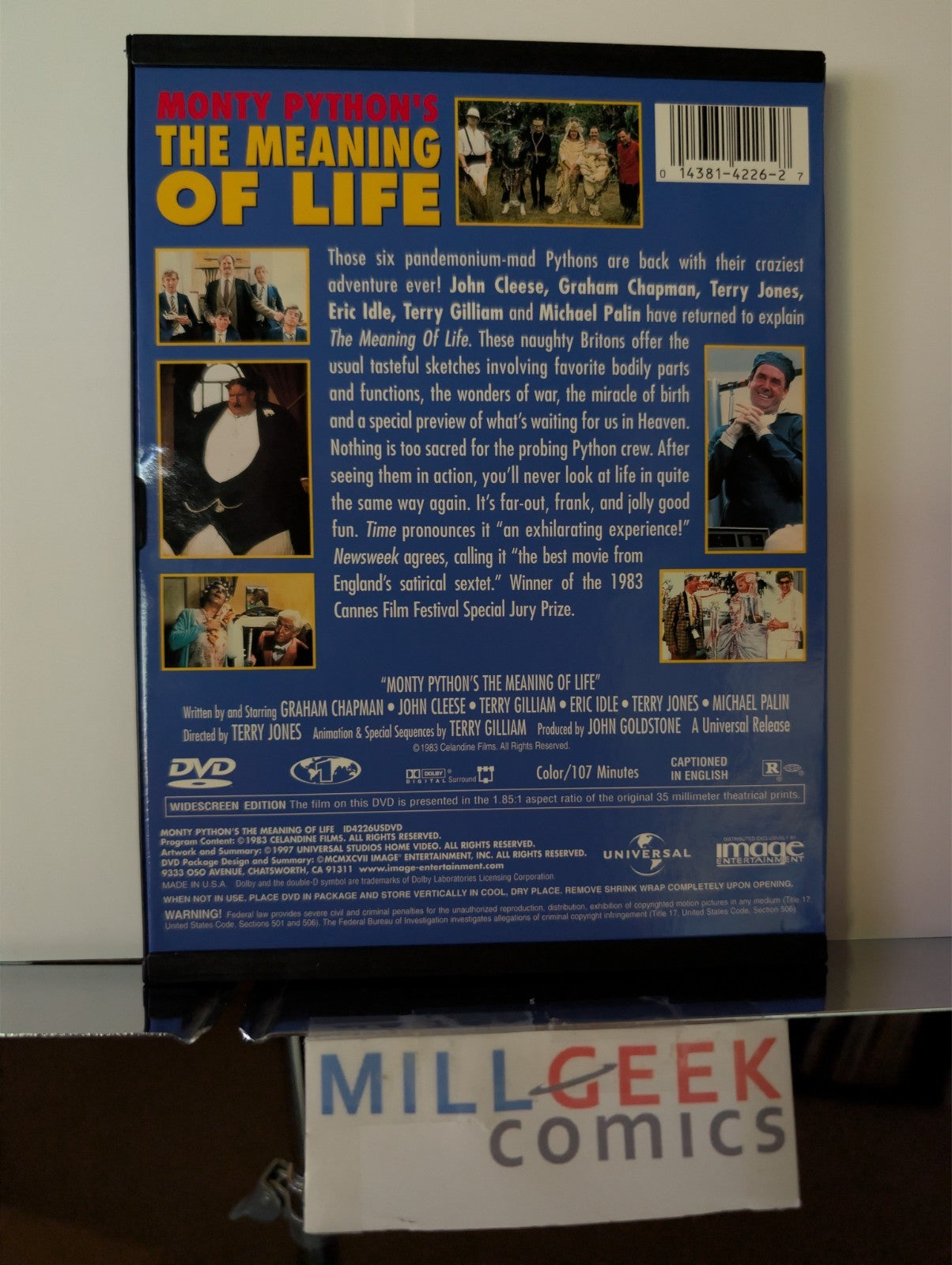 British Comedy 4 Movie Lot, John Cleese, Terry Gilliam, Eric Idle (DVD) -JD